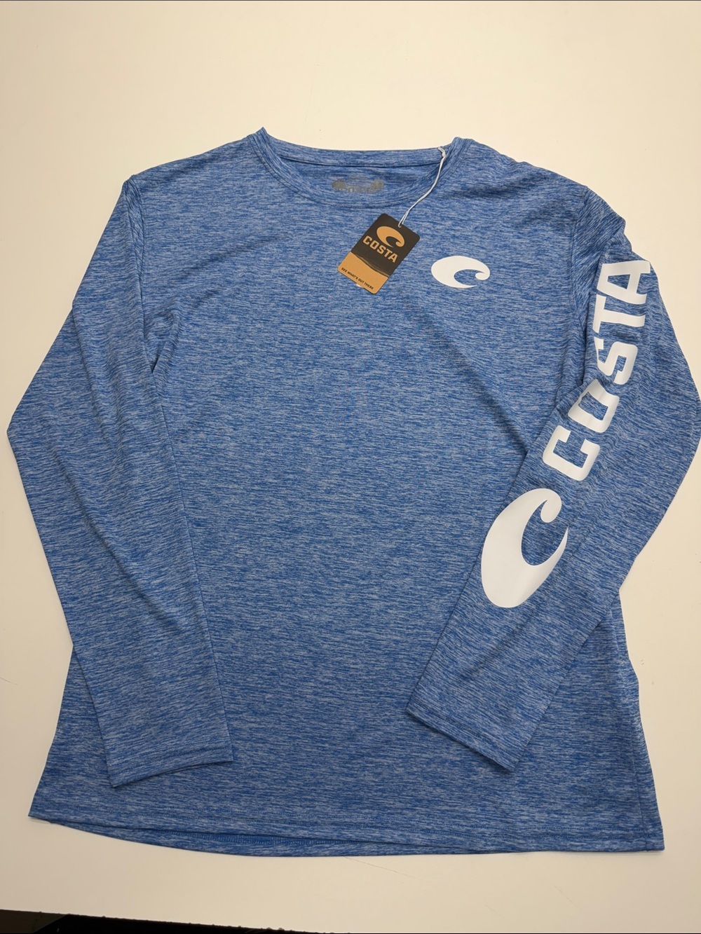 COSTA Men’s Medium Blue Long Sleeve Shirt